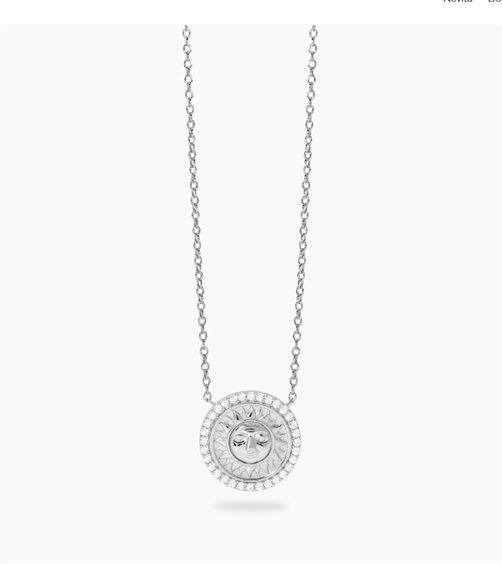 Collana Mabina Follow the Sun in Argento Zircone 553898 - 553898